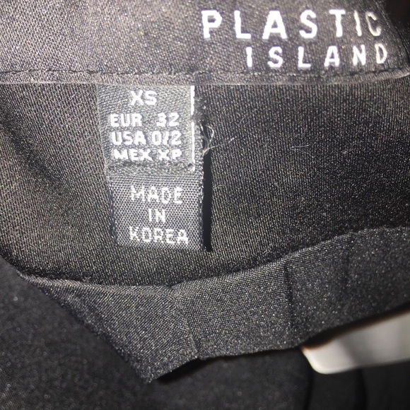 Plastic Island Blue and Black Dress - Picture 7 of 8